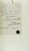 1862 - Unterschrift eines Ortsvorstehers Tummuscheit in Groß Niebudszen